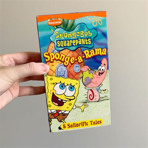 spongebob vhs|my spongebob vhs collection.